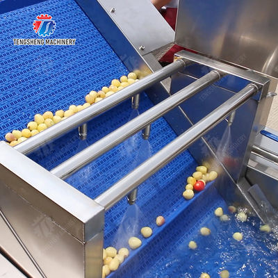 Large-scale fruit and vegetable washing,drying and cutting production line Fruit Vegetable FOOD processing production Machine