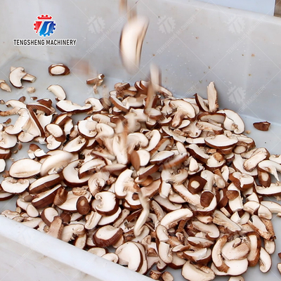 Mushroom slicer Shiitake mushrooms Cutting processing production Machine