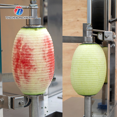 0.75KW 380V Multifunctional cantaloupe and wax gourd peeler Peeling and flapping machine